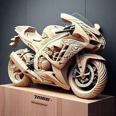 3D модель Kawasaki Ninja ZX 14 (STL)